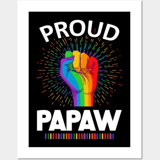 Proud Papaw Gay Lgbt Posters and Art